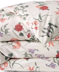 Lands End 300 Thread Count Cotton Smooth Percale Duvet Bed Cover