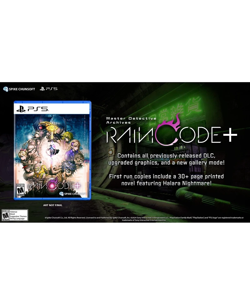 Master Detective Archives: Rain Code Plus Standard Edition for Playstation 5