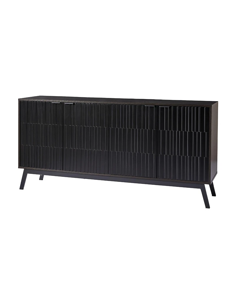Modern Beat 63"Wide 4 door Sideboard with Adjustable Shelf