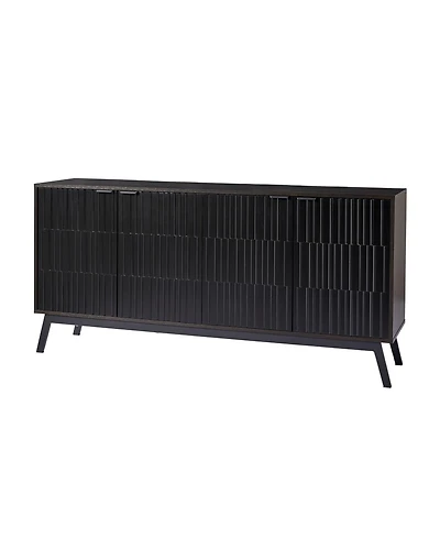 Modern Beat 63"Wide 4 door Sideboard with Adjustable Shelf