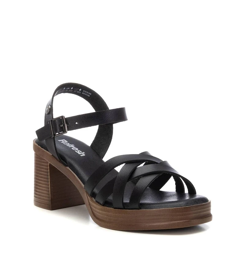 Women's Fashion Heeled Sandals Refresh By Xti