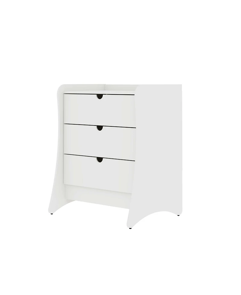 810125809736 182GMC1 Customer Facing Pid Description Manhattan Comfort Coney 34.25" Mid-Century Modern 3-Drawer Dresser