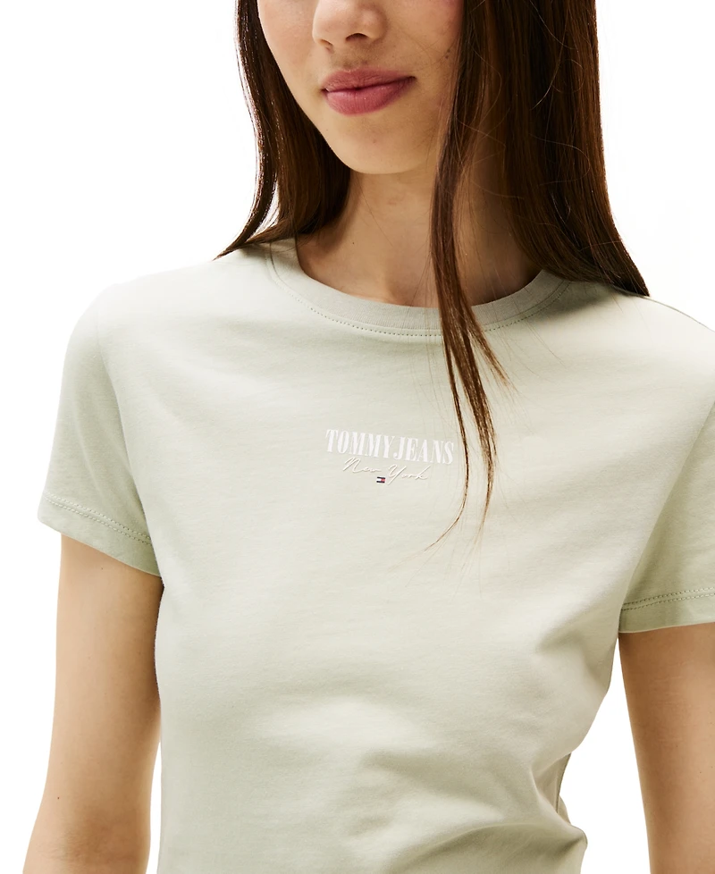 Tommy Jeans Women's Slim-Fit Essential Logo Graphic T-Shirt