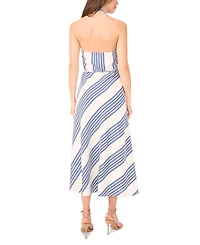 1.state Women's Halter-Neck Sleeveless Maxi Dress