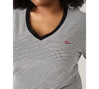 Levi's Plus Size Perfect Cotton Striped Short-Sleeve Tee