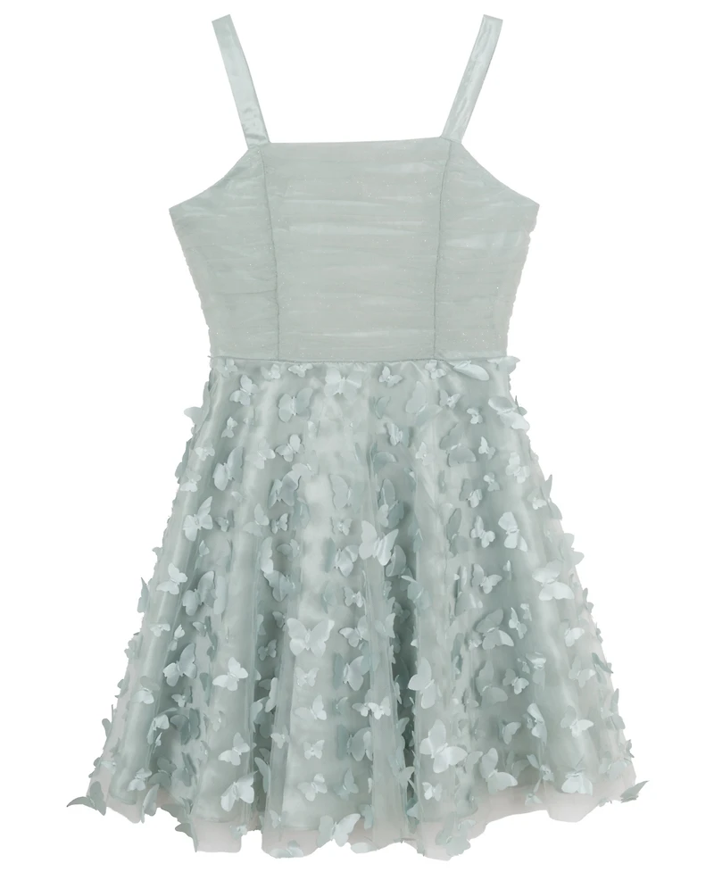 Rare Editions Big Girls 3D Butterfly Party Dress