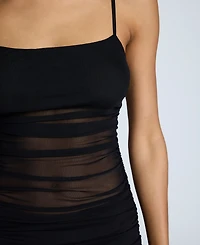 Kenneth Cole Women's Ruched Bodycon Maxi Dress