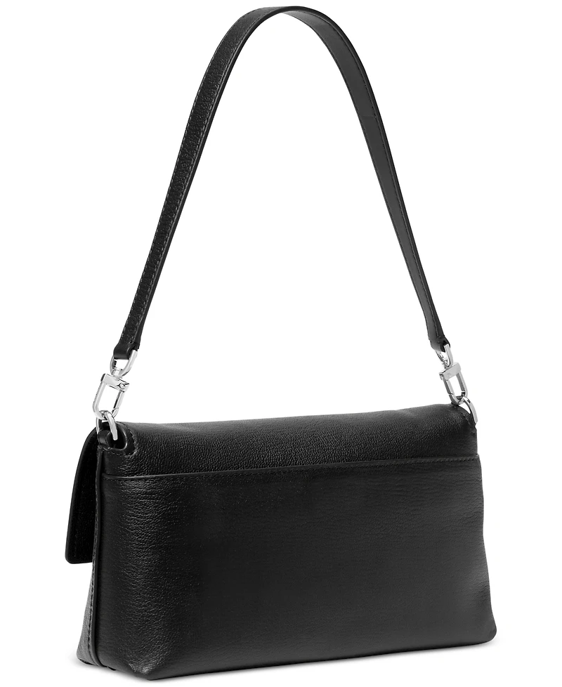 Michael Kors Addie Small Leather Convertible Pouchette Crossbody