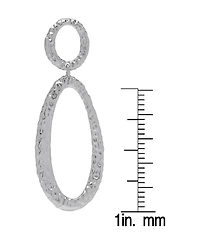 Macy's Women's Oval Drop Stud Earrings