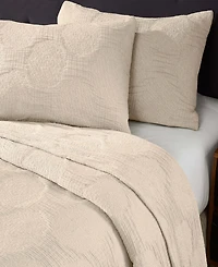Superior Tanta Crinkle Woven 3-Pc. Coverlet Set