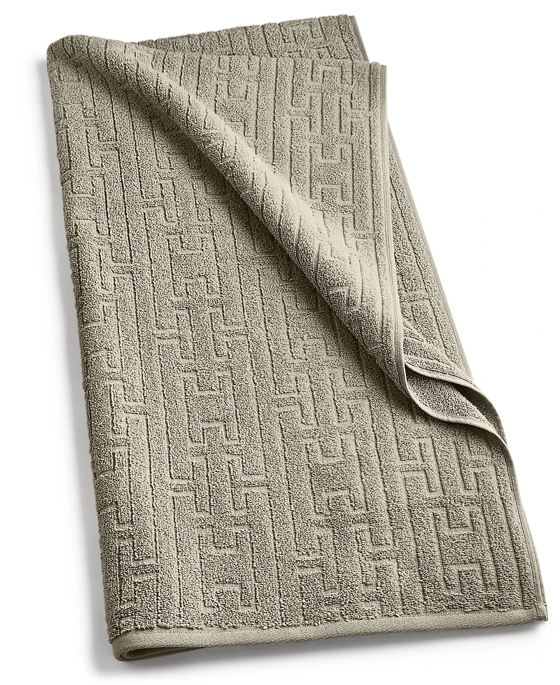 Hotel Collection Sculpted Chain-Link Bath Towel, 30" x 56", Exclusively at Macy's