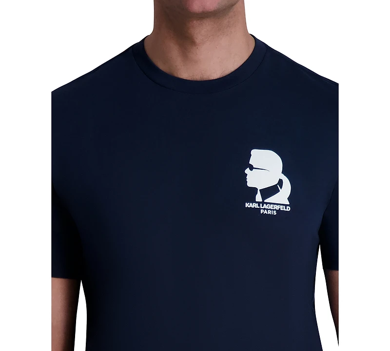 Karl Lagerfeld Paris Men's Short-Sleeve Logo Graphic T-Shirt