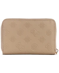 Guess Phoebe Logo Zip Around Wallet