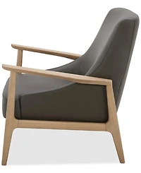 Nierling Leather Accent Chair, Exclusively at Macy's