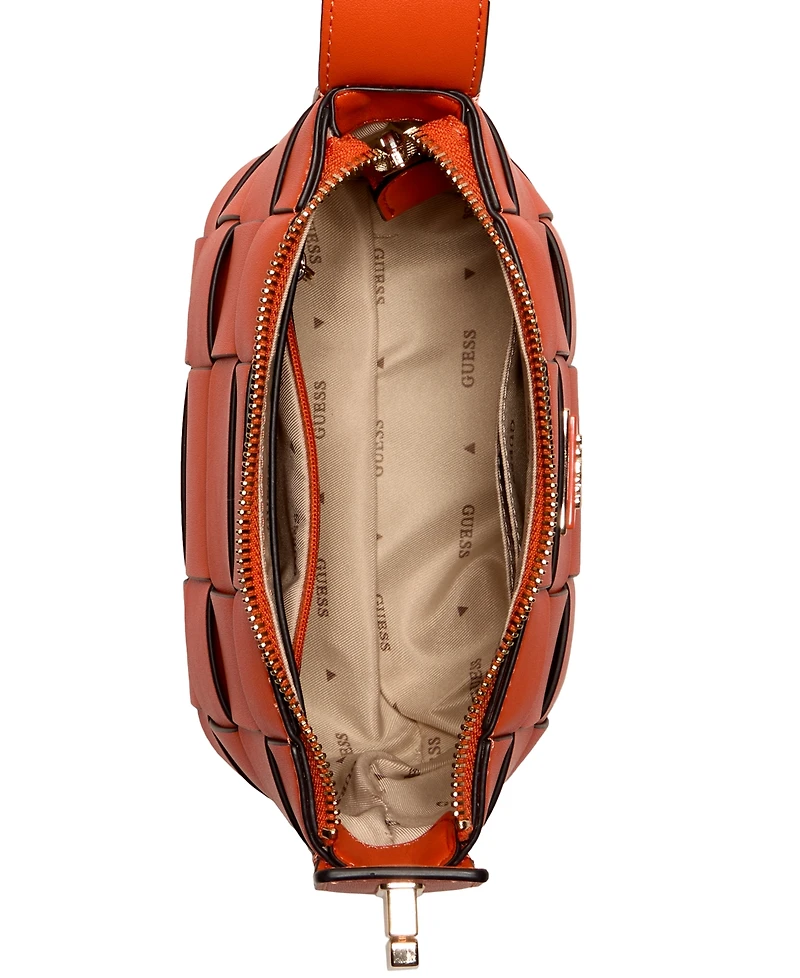 Guess Maylee Mini Woven Hobo Bag