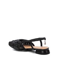 Women's Braided Slingback Flats By Xti
