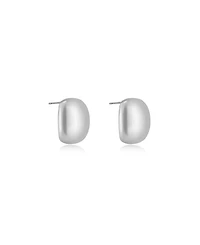 Ettika Minimal Curved Square Stud Earrings