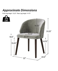 Anndi Modern Dining Chairr,Set of 2