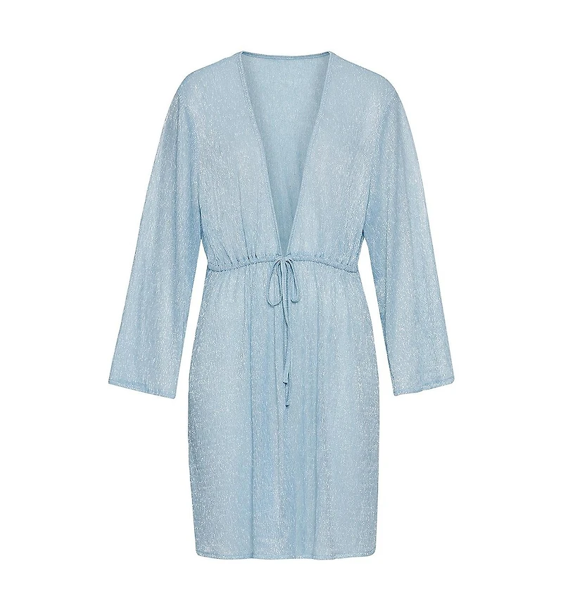 Lscn by Lascana Women's Metallic Cover up Beach Dress