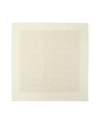 Coach Women's Textured Signature Print Silk Square Scarf