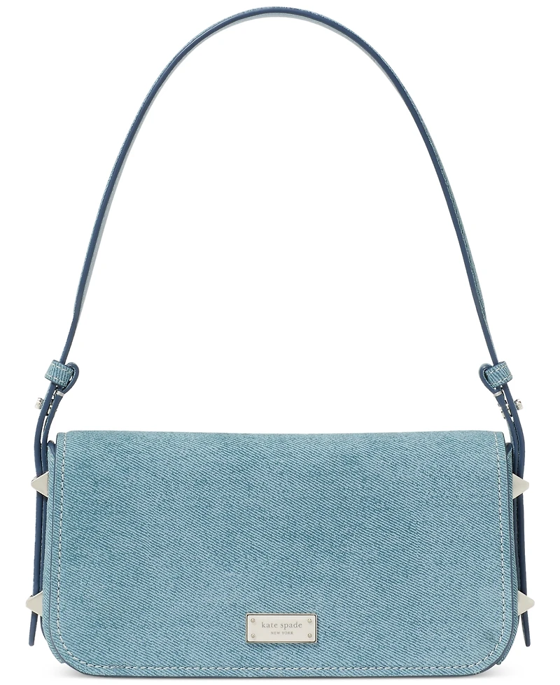 kate spade new york Liv Denim Suede Shoulder Bag