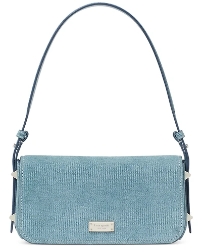 kate spade new york Liv Denim Suede Shoulder Bag