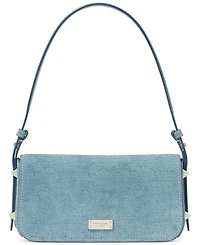 kate spade new york Liv Denim Suede Shoulder Bag