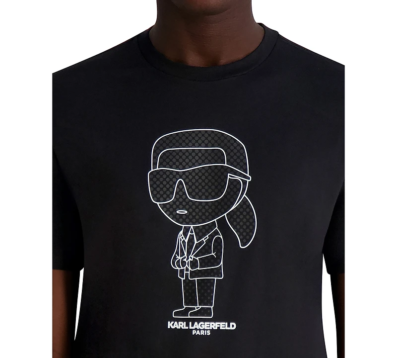 Karl Lagerfeld Paris Men's Caricature T-Shirt