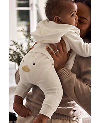Carter's Baby Little Hooded Cardigan, Duck Bodysuit & Pants, 3 Piece Set