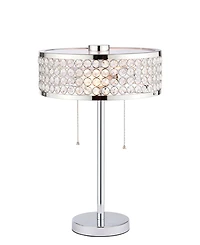 Home Accessories 12" Julianna 2-Light Indoor Table Lamp