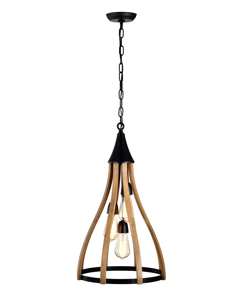 Home Accessories 15" Vissenta 3-Light Indoor Chandelier