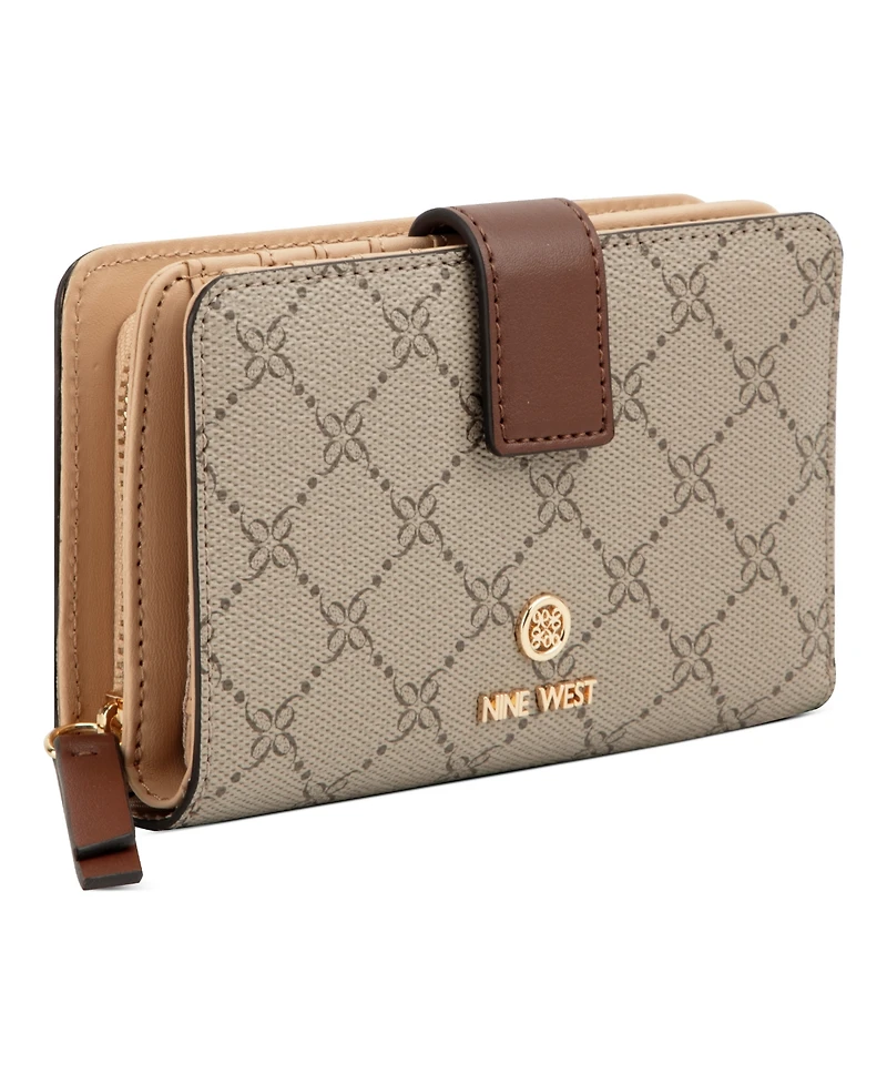 Nine West Lockup 9S French Wallet