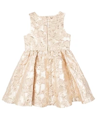 Rare Editions Toddler and Little Girls Brocade Party Dress