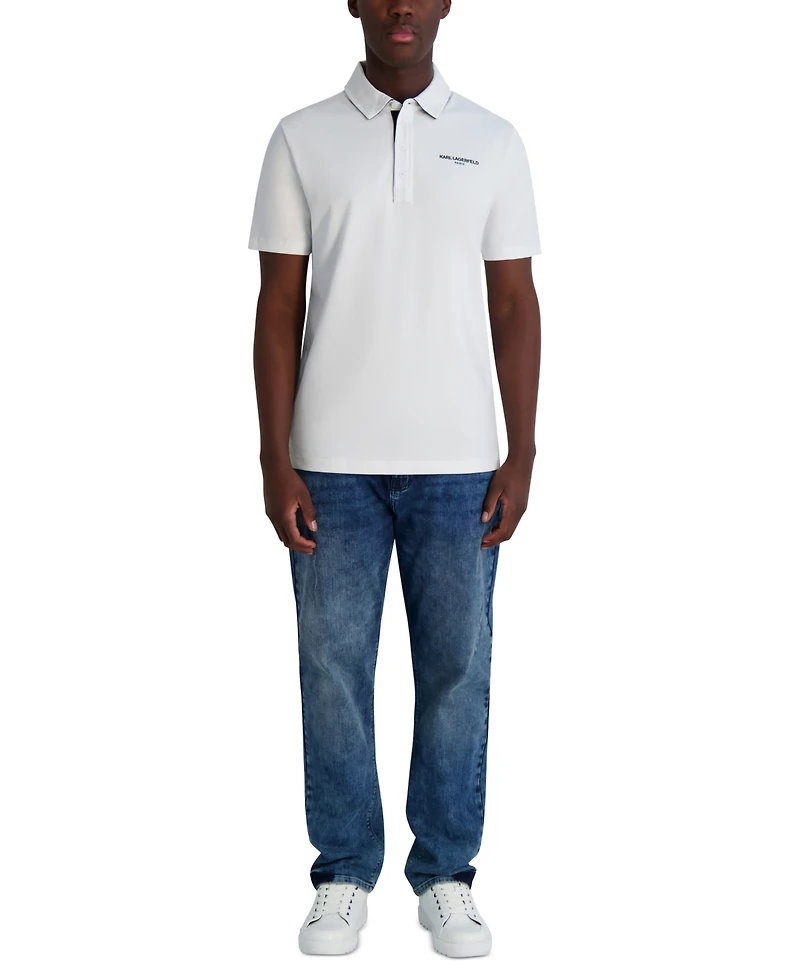 Karl Lagerfeld Paris Men's Logo Polo Shirt