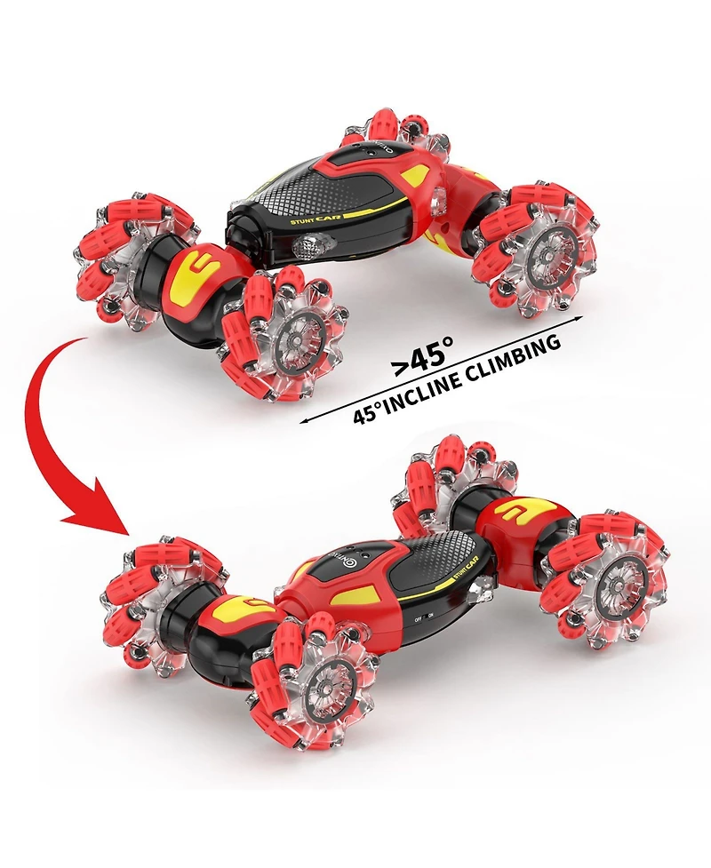 Contixo Cobra Speed Crawler Rc Stunt Car, 4WD, Led Lights, Music, 360 Spins, Ages 8+
