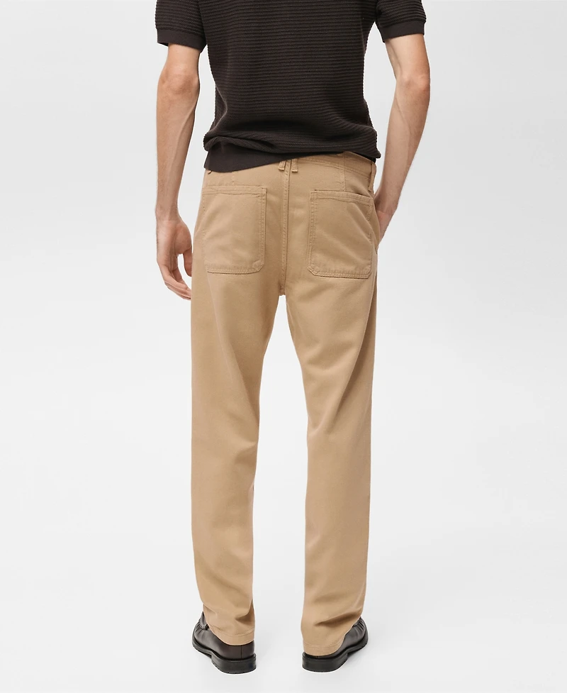 Mango Men's Lyocell Regular-Fit Jeans