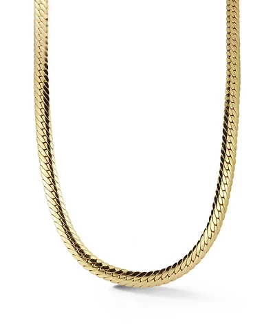 Rachel Zoe Gold Plated Snake Chain Collar Necklace