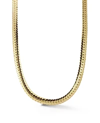 Rachel Zoe Gold Plated Snake Chain Collar Necklace