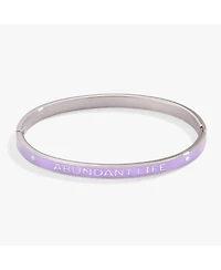 Grateful Heart Hinge Bangle Bracelet