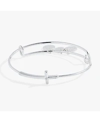 Cross Inline Bangle Bracelet