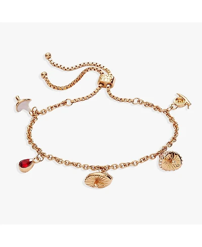 Mushroom Bolo Charm Bracelet
