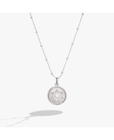 Divine Guides Brass Star Of David Pendant Necklace