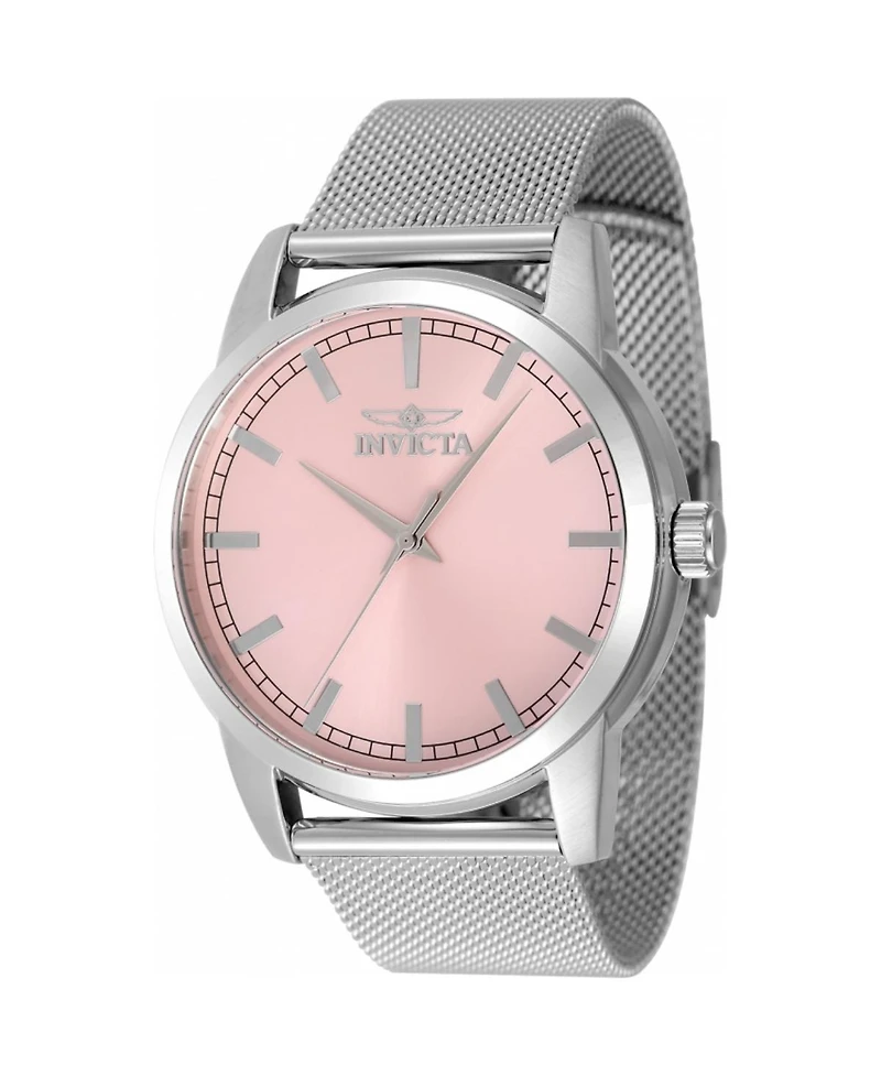 Invicta Men's 48510 Celestial Quartz 3 Hand Pink Dial Watch