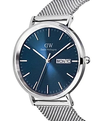 Daniel Wellington Men's Analog Silver-Tone Stainless Steel Watch