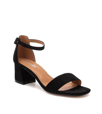 Women's Heeled Ankle Strap Sandals Refresh By Xti