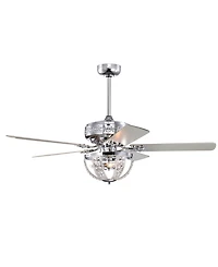 Home Accessories 52" Santana 3-Light Indoor Ceiling Fan Chandelier