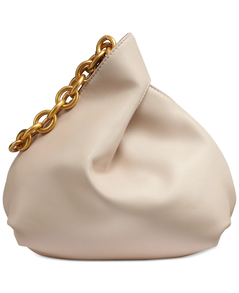 Donna Karan New York Lawrence Leather Wristlet with Chain Strap