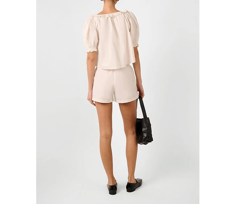 WeWoreWhat Women's Ruffle Boxer Short