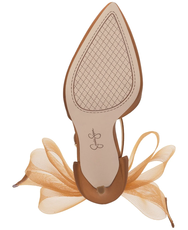 Jessica Simpson Women's Phindies Bow Ankle-Strap Pumps