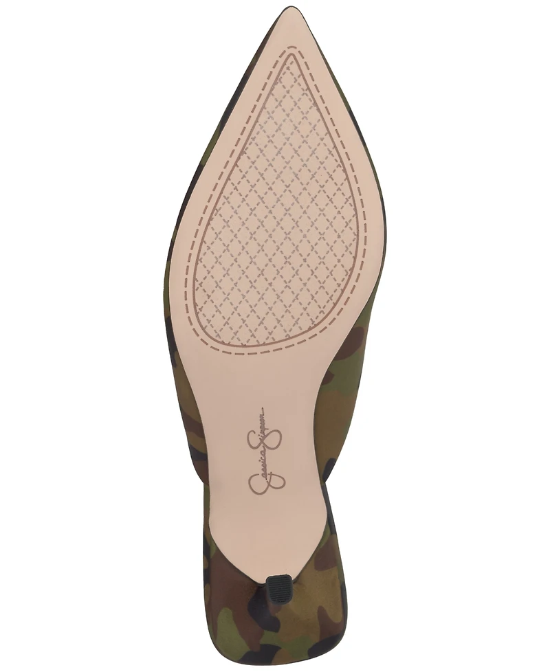 Jessica Simpson Women's Belvaen Mid-Heel Mule Pumps